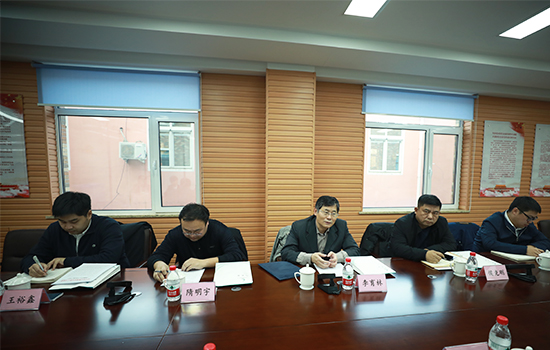勤闻 | 省国资委党委调研考核工作组到冰球突破集团 开展年度党建工作调研考核